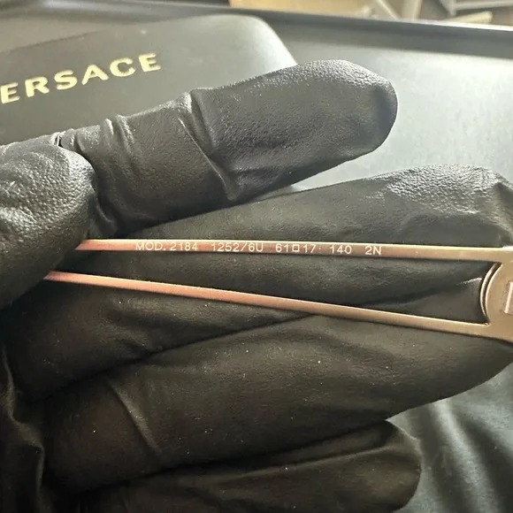 Versace Gold Frame Sunglasses - Picture 4 of 6